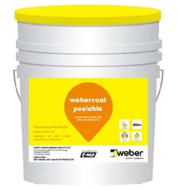 Webercoat peelable