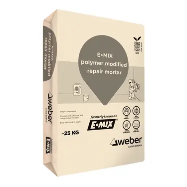 E.MIX POLYMER MODIFIED REPAIR MORTAR