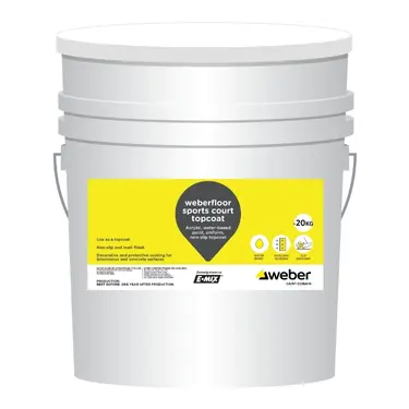 WEBERFLOOR SPORTS COURT TOPCOAT - 20KG